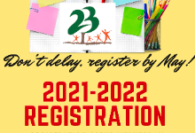 2021-2022 Registration Sign