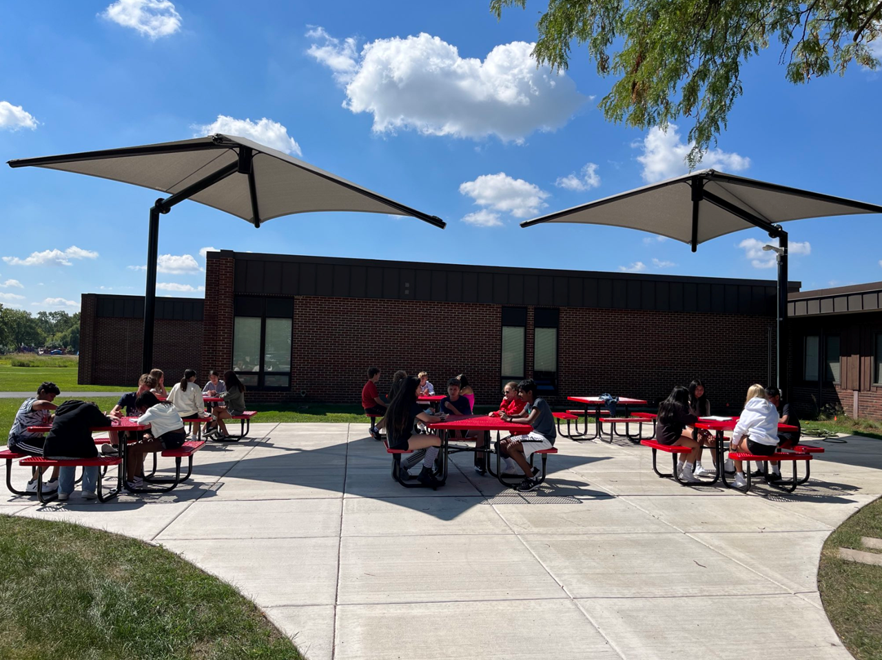 Outdoor space at Mac