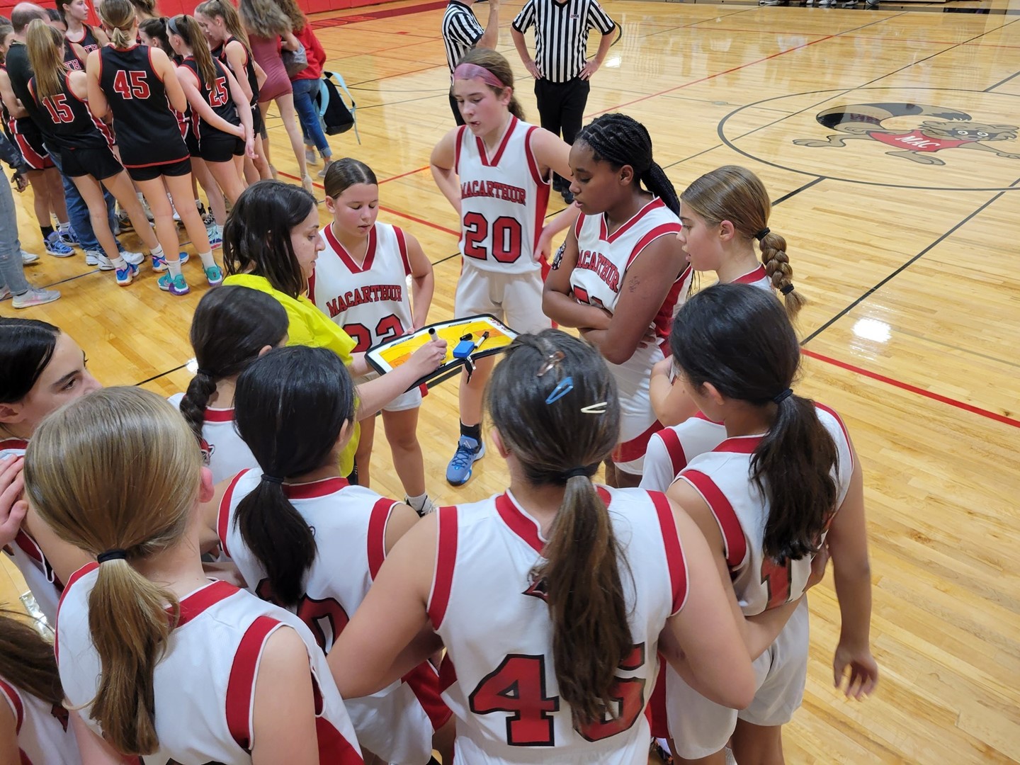 Basketball Huddle