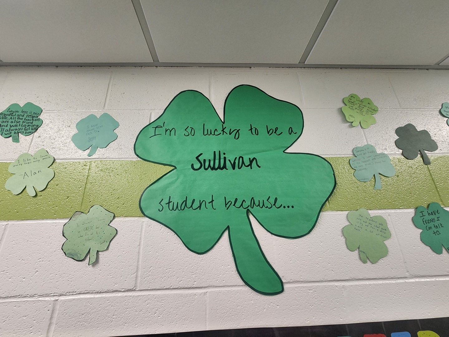 Sullivan students share their luck!